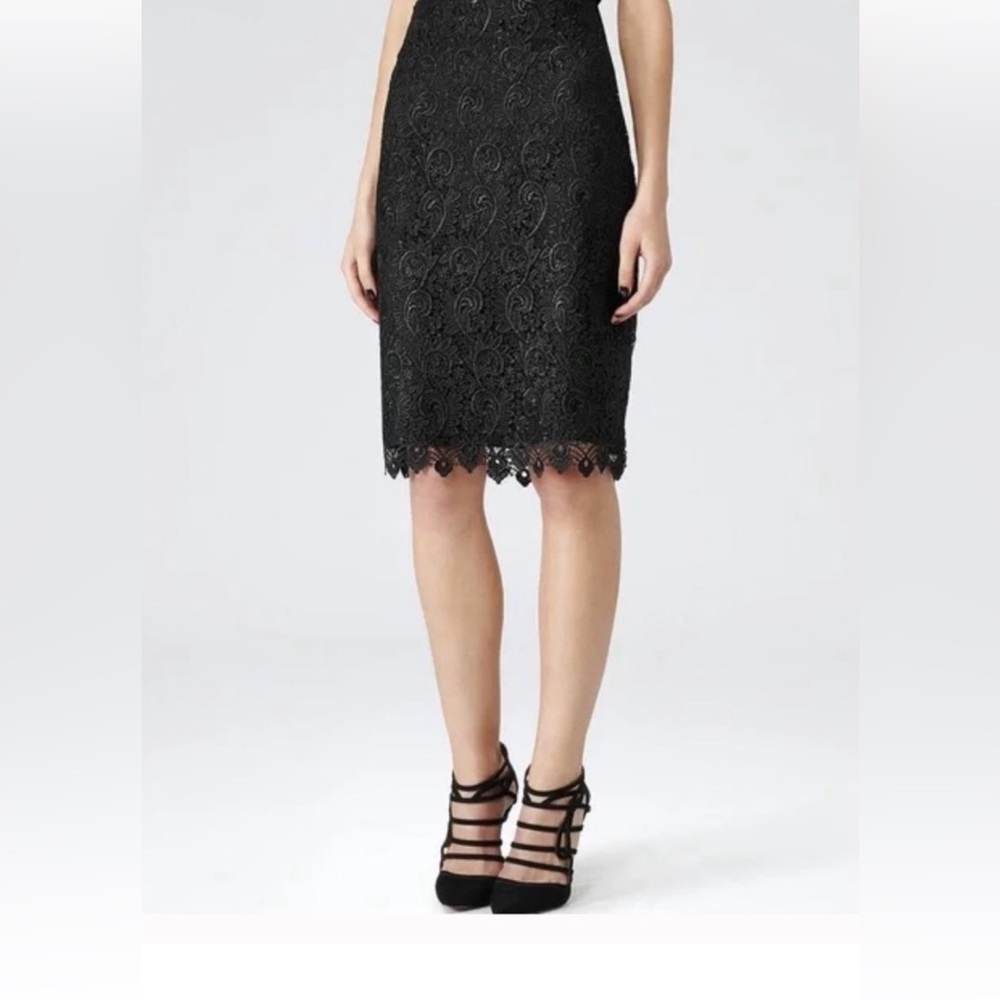 Reiss Orta Lace Pencil skirt USA size 6